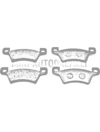 Tagumiste piduriklotside komplekt Microcar MC1 / MC2
