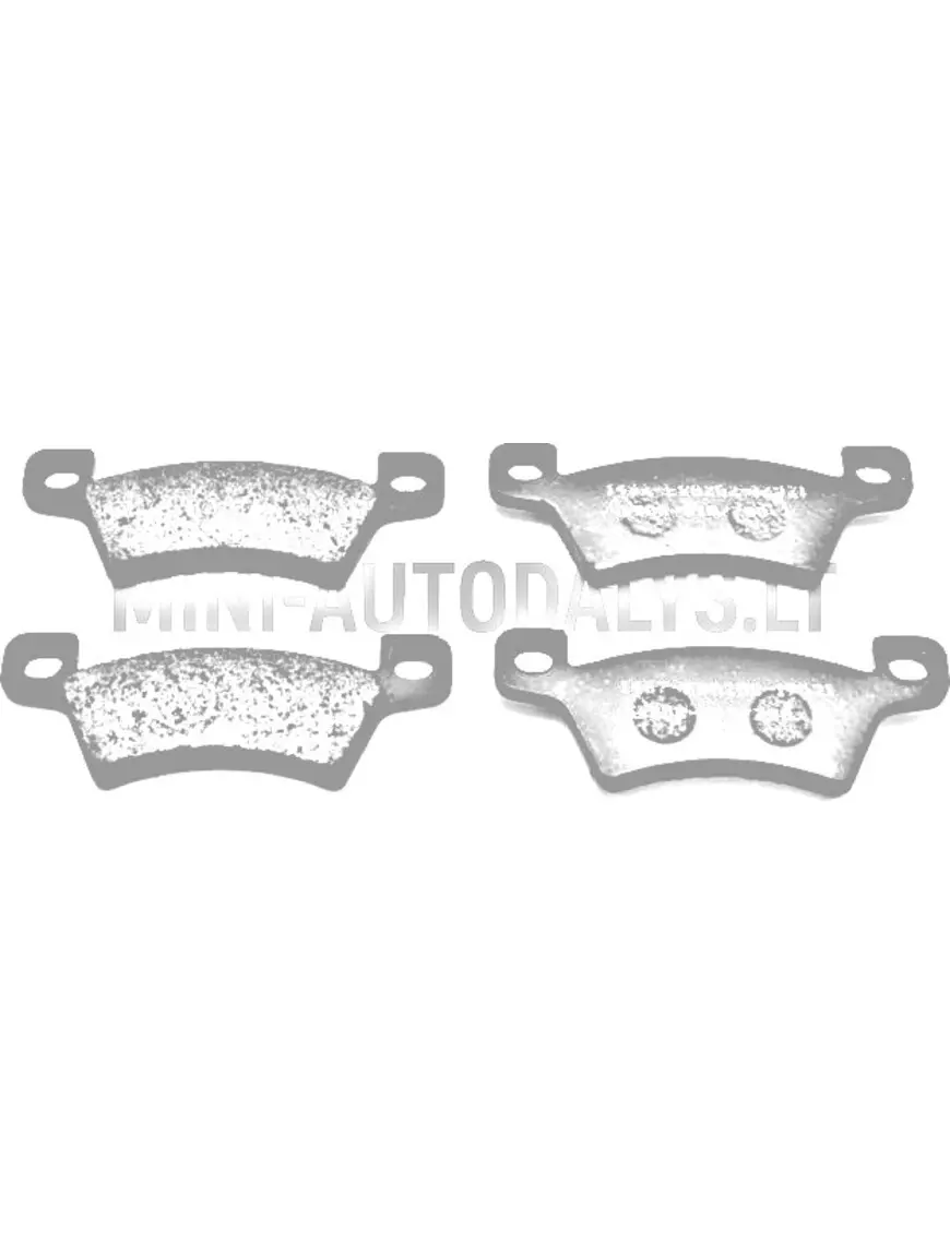Tagumiste piduriklotside komplekt Microcar MC1 / MC2