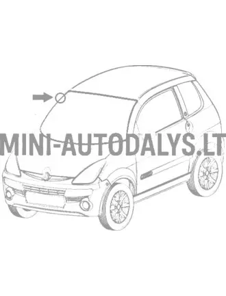 Esiklaasi kumm Aixam 2005-2010