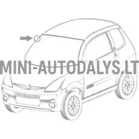 Esiklaasi kumm Aixam 2005-2010