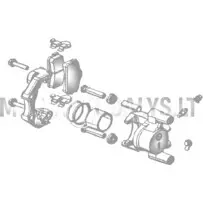 Tolmukaitse, pidurisadula kolb, ees, Microcar / Ligier