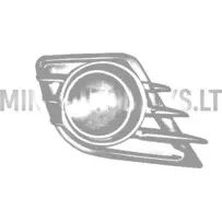 Pareiščiamas rūko žibintų grotelės pareiščiamas priekinio buferio pareiščiamas pusėje Aixam 2010-2013