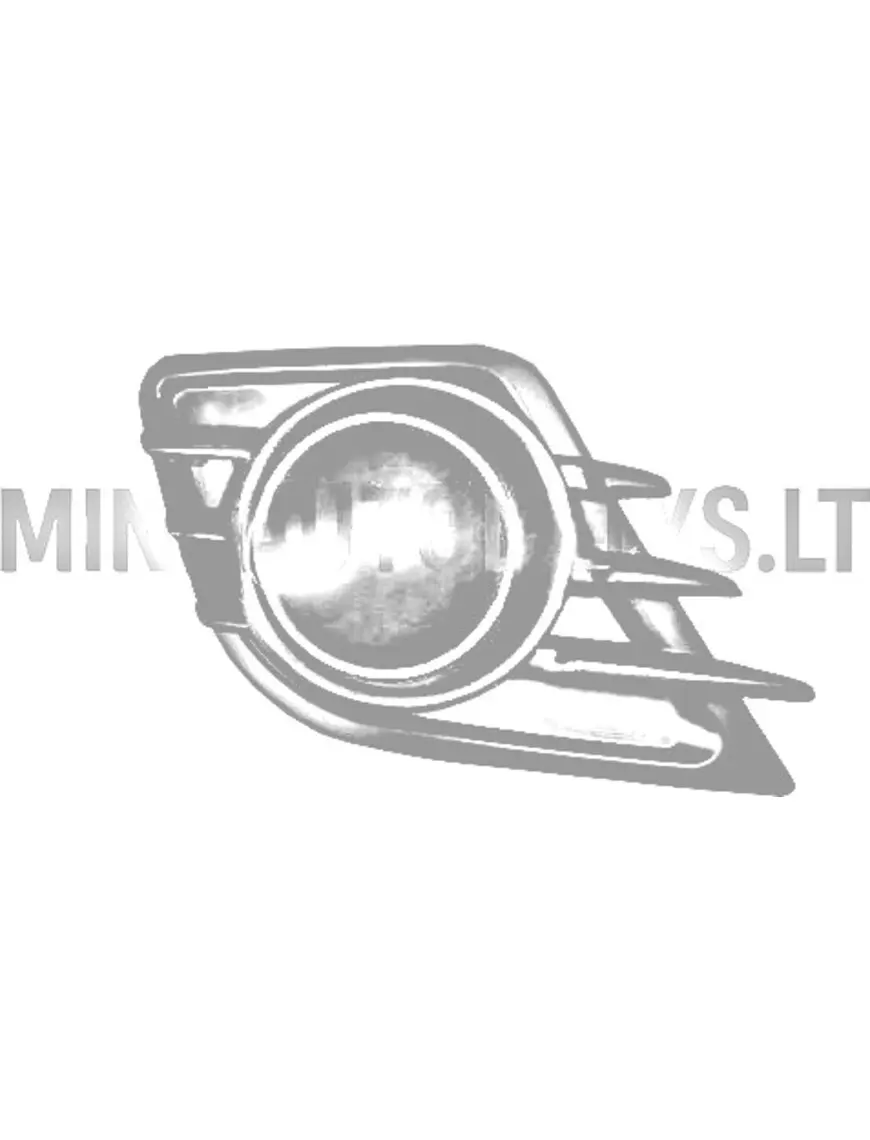 Pareiščiamas rūko žibintų grotelės pareiščiamas priekinio buferio pareiščiamas pusėje Aixam 2010-2013