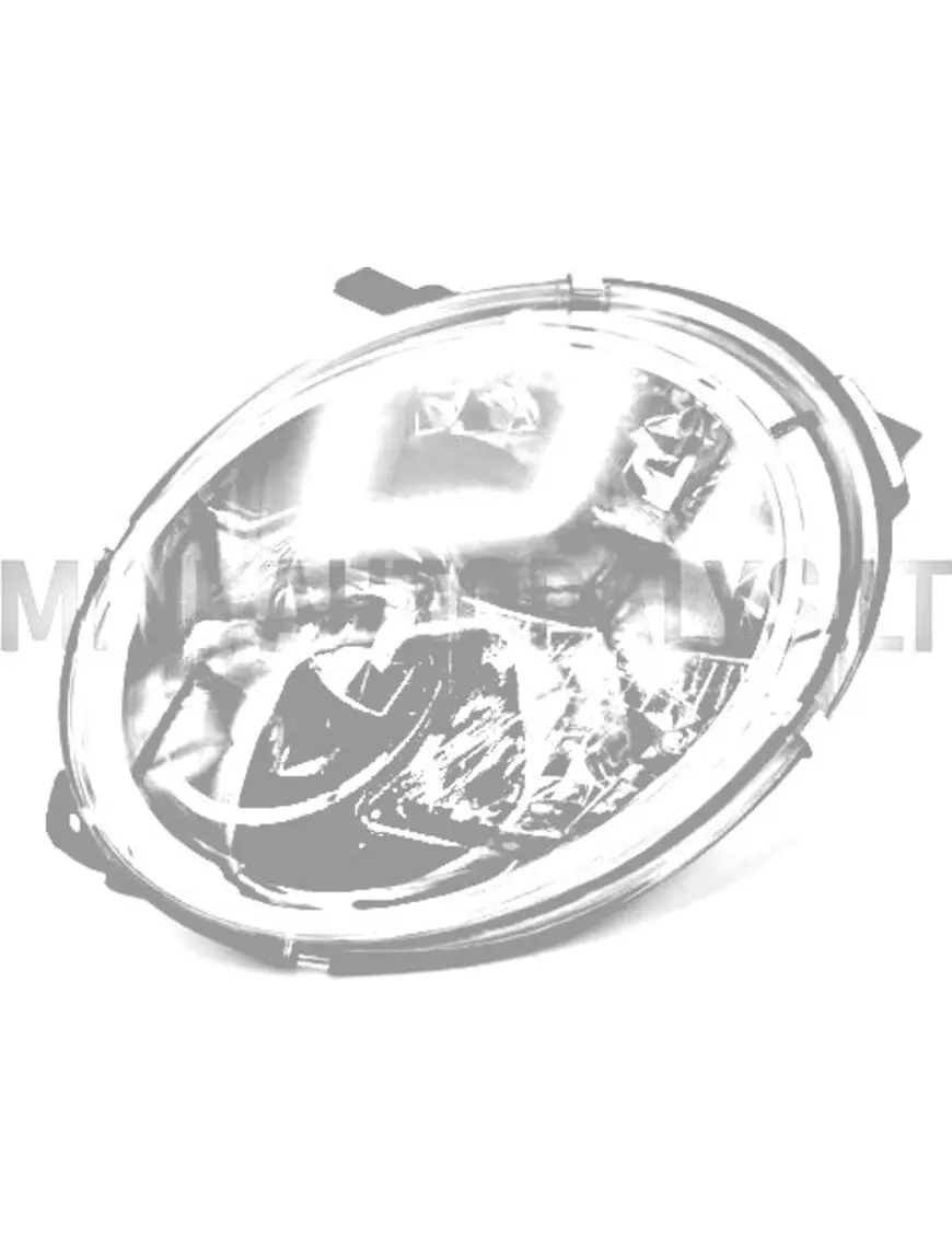 Vasakpoolne esituli Microcar MGO 4 / MGO 5 / Dué 3 (must)