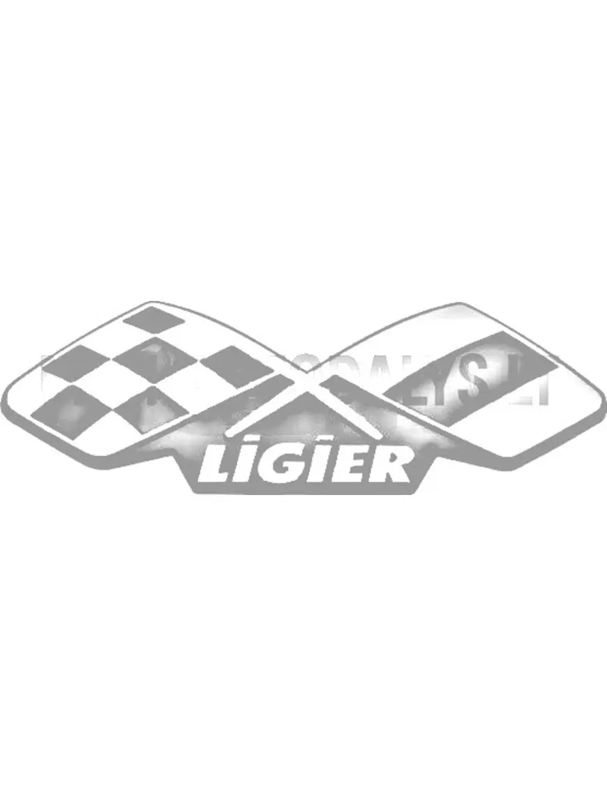 Embleem logoga, esikaitseraud, tagaluuk Ligier JS60 / Myl