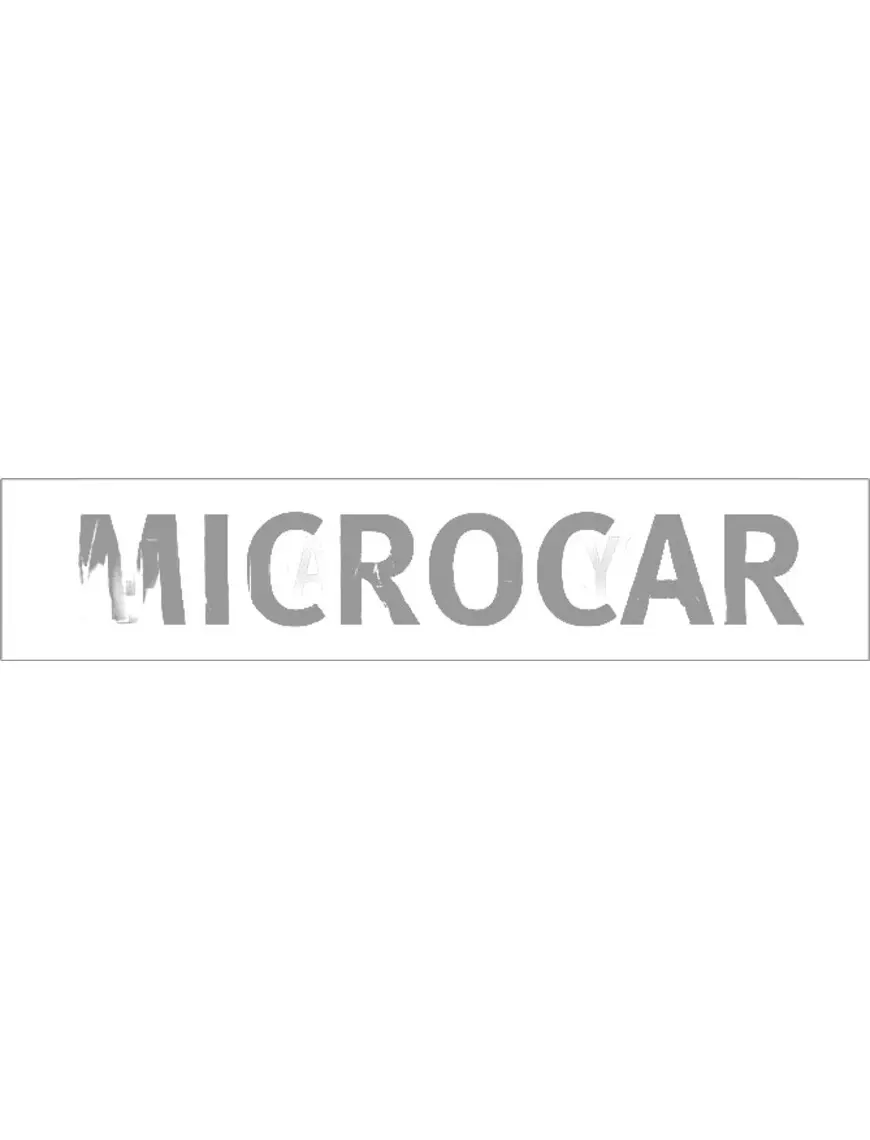 Microcar põrkeraua kleebis