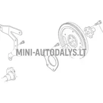 Starteriplaat Aixam Kubota Z402 / Z482