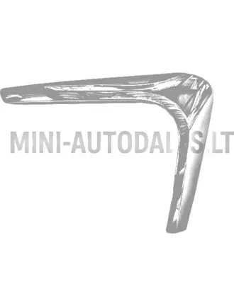 Kroomitud dekoratiivliist vasakul eesmise põrkeraua poolel, Ligier JS60 CHIC