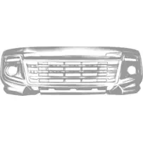 Eesmise stange iluvõre Ligier JS50 / JS50L Ph2 / PH3 Elegance (must)