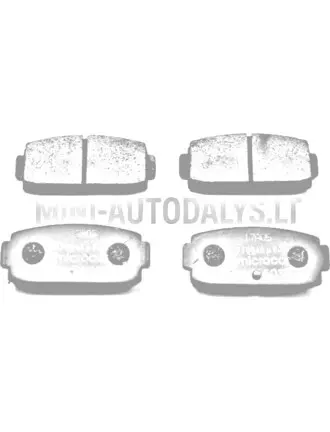 Tagumiste piduriklotside komplekt Ligier Be sun Flex