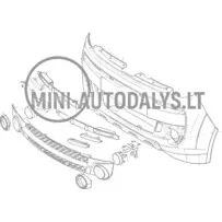 LED riba ees paremal Microcar MGO3 / MGO4