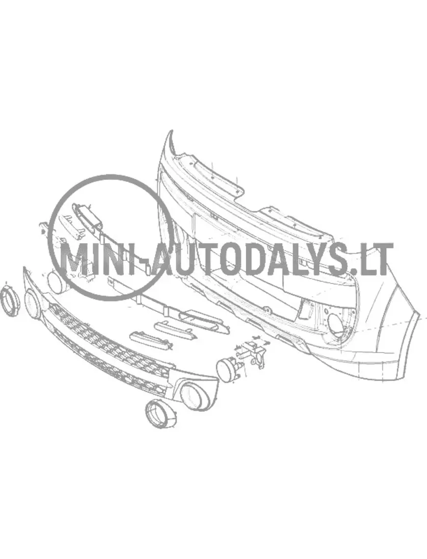 LED riba ees paremal Microcar MGO3 / MGO4