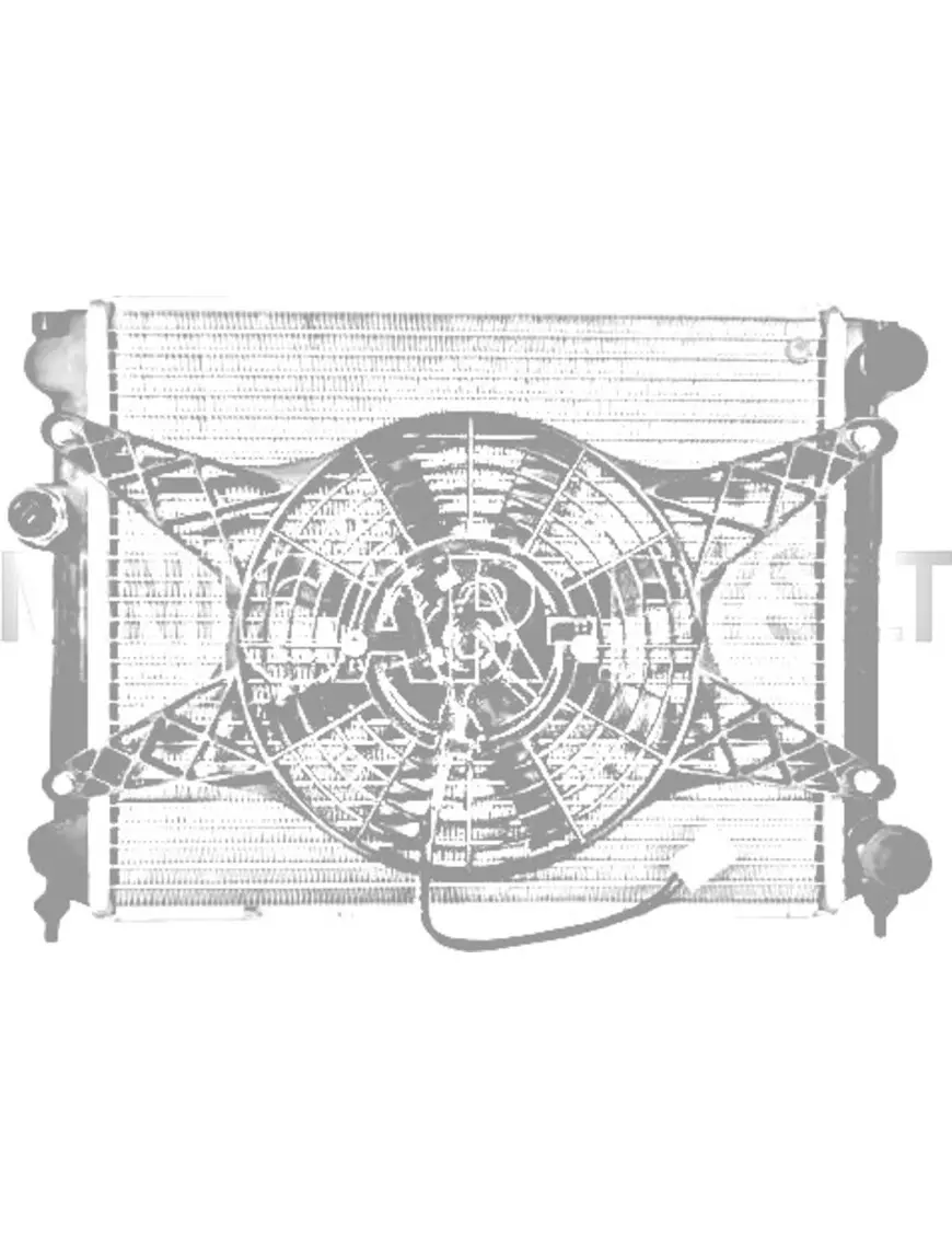 Radiaator komplekteeritud Ligier / Microcar / JDM / Bellier