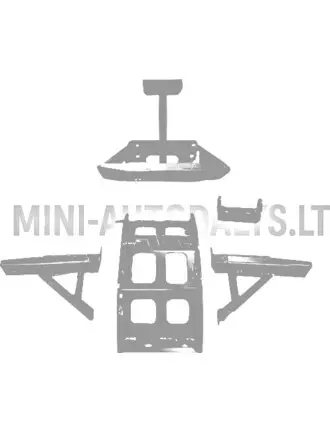 Täielik mootorikinnituste komplekt Microcar MGO2 / M8 (Lombardini 442 / 492 DCI)