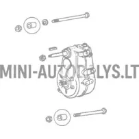 "Aixam" täitepaagi kinnitused (26 / 12,5 / 11 ALU)