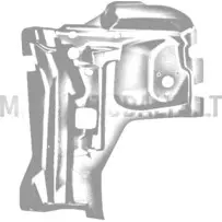 Vasakpoolse eesmise udutule kinnitus Ligier JS60