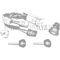 Süütevõtmekomplekt "Aixam Vision" / "Sensation" / "Minauto"