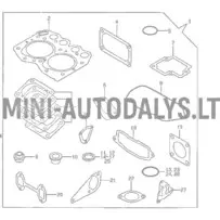 Yanmar silindripea tihendite komplekt