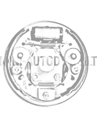 Ankruplaat tagumisele vasakpoolsele piduritrumlile Aixam Sensation / Emotion