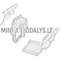 Mootori isolatsioonitiib, esiosa parem, Aixam Impulsion / Vision