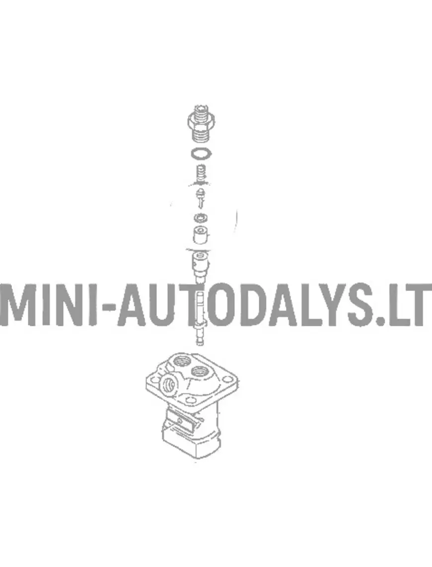 Yanmar kütuse sissepritseklapp