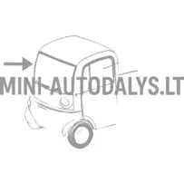 Esiklaasi kumm Aixam MEGA 1 / MEGA 2