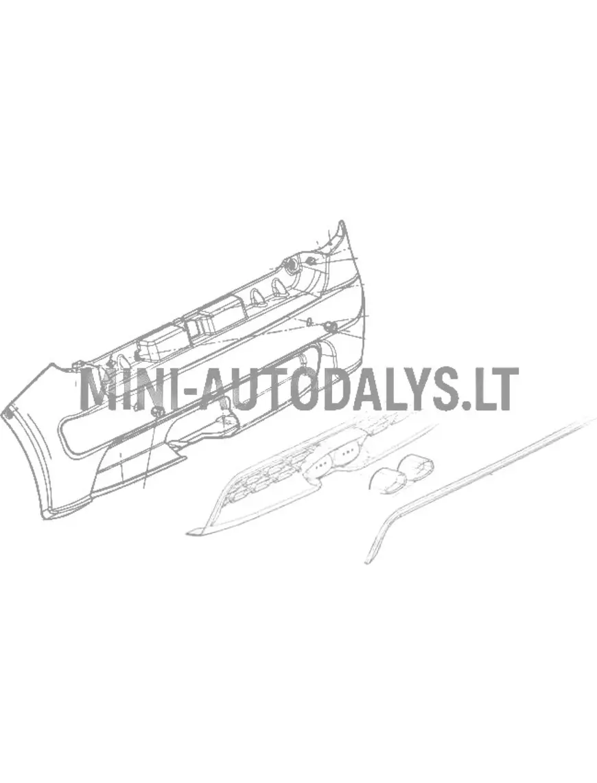 Tagumine põrkeraud Ligier JS50/JS50L Ph1