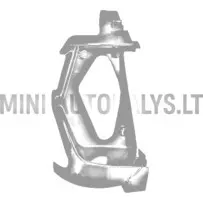 Tagumise vasaku tule paigaldusplaat Aixam 2010 / 2013