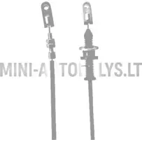 Gaasipedaali / drosselklapi tross Bellier Jade / B8 (Yanmar)