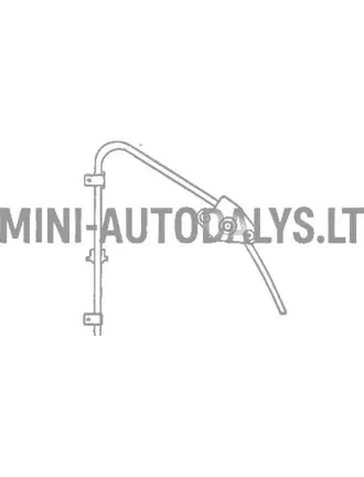 Aknatõstuki käsitsi juhtimine vasakul Aixam Impulsion / Minauto