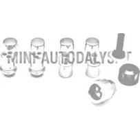 Ratta vargusvastaste poltide komplekt "Aixam" M10x1,25