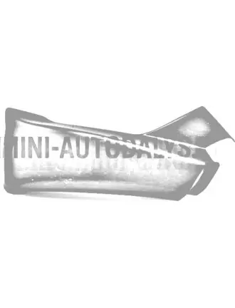 Eesmine parempoolne põrkeraua nurk "Aixam Crossover Vision" (must)