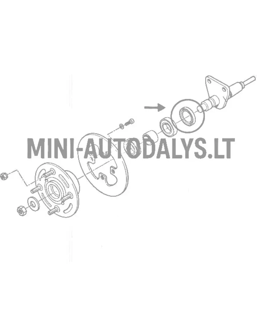 Tagatelje tihend Microcar MC1 / MC2