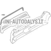 Kroomitud raamiga tagumine põrkeraud Ligier JSRC