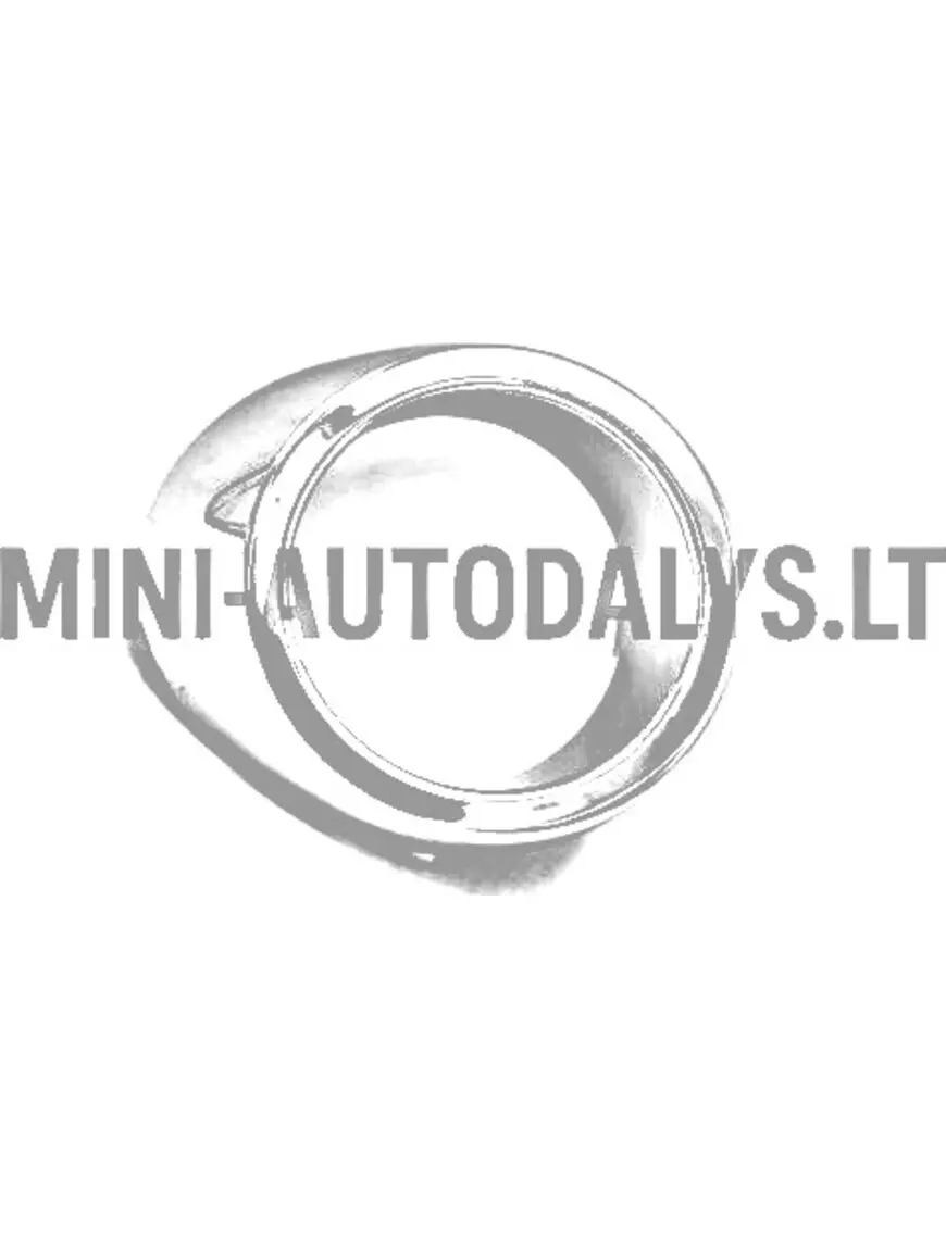 Eesmine parempoolne kroomitud udutule raam Microcar