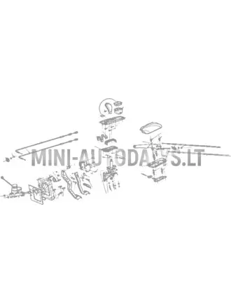 Ligier JS50/JS50L käiguvahetusnupp (must)