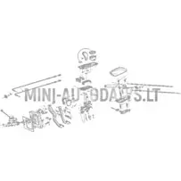 Ligier JS50/JS50L käiguvahetusnupp (must)