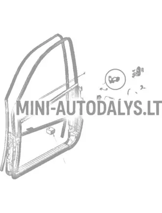 Vasakpoolne välisukse käepide Ligier IXO