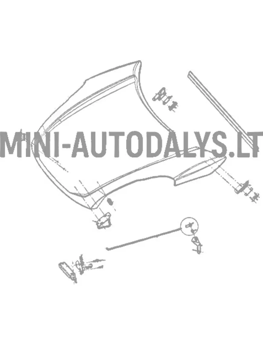 Jalaraua kate Ligier JS50 / JS50L Ph1