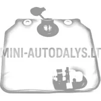 Esiklaasipesuvedeliku paak + pump Microcar Virgo