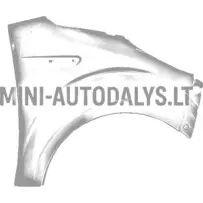 Eesmine parempoolne poritiib Ligier JS50 / JS50L Ph2/Ph3 (pärlmuttervalge)