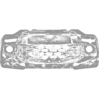 Esistange iluvõre Ligier JS50V2 (must)