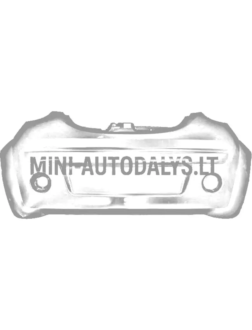 Tagumine stange Microcar Due (pärlmuttervalge)