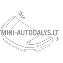 Eesmine parempoolne kapoti hing Microcar MGO6 / Due6