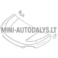 Kapoti hinge ees vasakul Microcar MGO6 / Due6