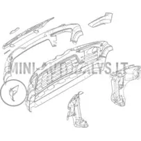 Ligier JS60 Sport Ultimate esiosa vasaku külje spoiler (must)