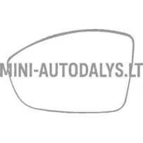 Vasakpoolne peegliklaas V2 Ligier JS50 PH4 / JS60 PH2