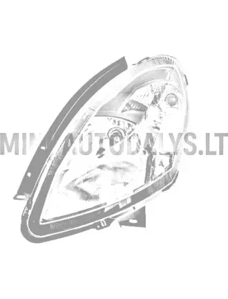 Vasakpoolne esituli Ligier IXO / Ligier JS50 ph1 (must)