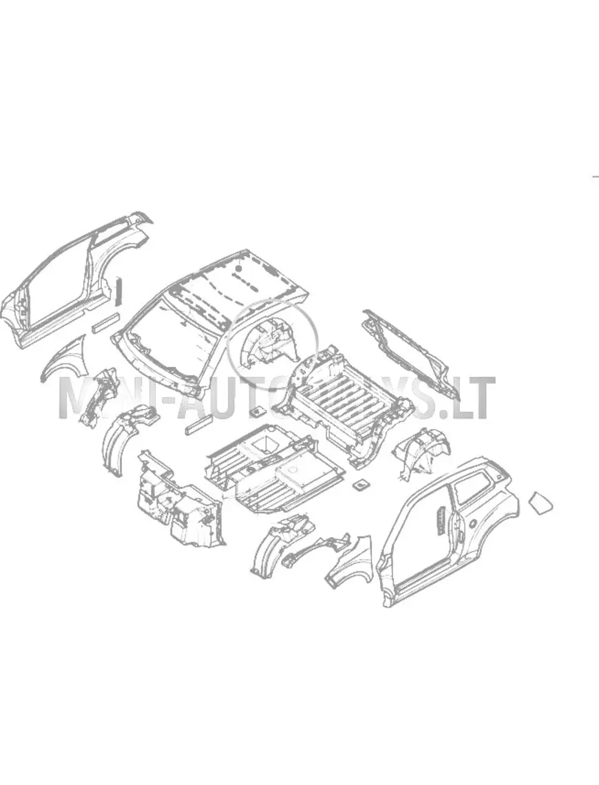 Parempoolne tagumise ratta koobas Ligier JS50 / JS50L Ph1