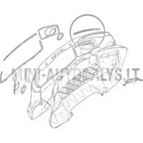 Dekoratiivne liist esitule alla, Ligier JS50/JS50L Ph1